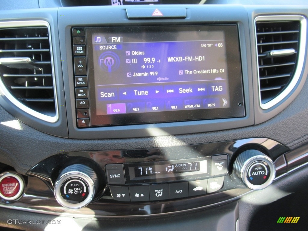 2016 CR-V Touring - Modern Steel Metallic / Gray photo #18