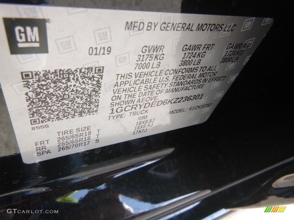 2019 Silverado 1500 LT Double Cab 4WD - Black / Jet Black photo #15
