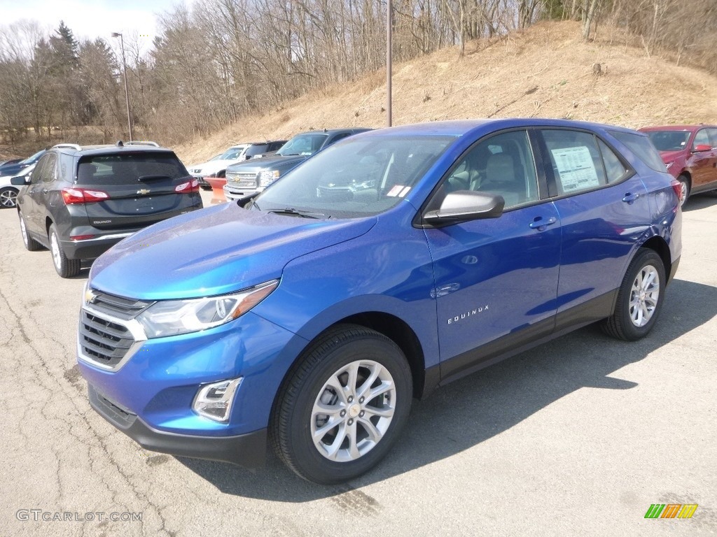 2019 Equinox LS AWD - Kinetic Blue Metallic / Medium Ash Gray photo #1
