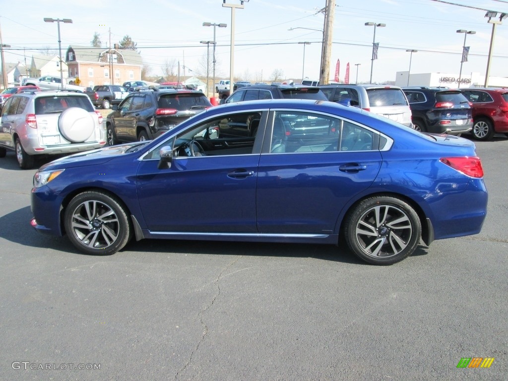 2017 Legacy 2.5i Sport - Lapis Blue Pearl / Sport Two-Tone Gray photo #9
