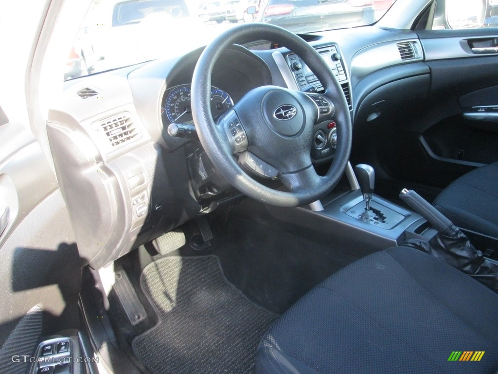 2011 Forester 2.5 X Premium - Spark Silver Metallic / Black photo #12