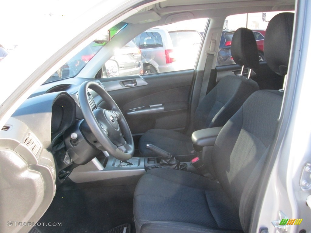 2011 Forester 2.5 X Premium - Spark Silver Metallic / Black photo #13