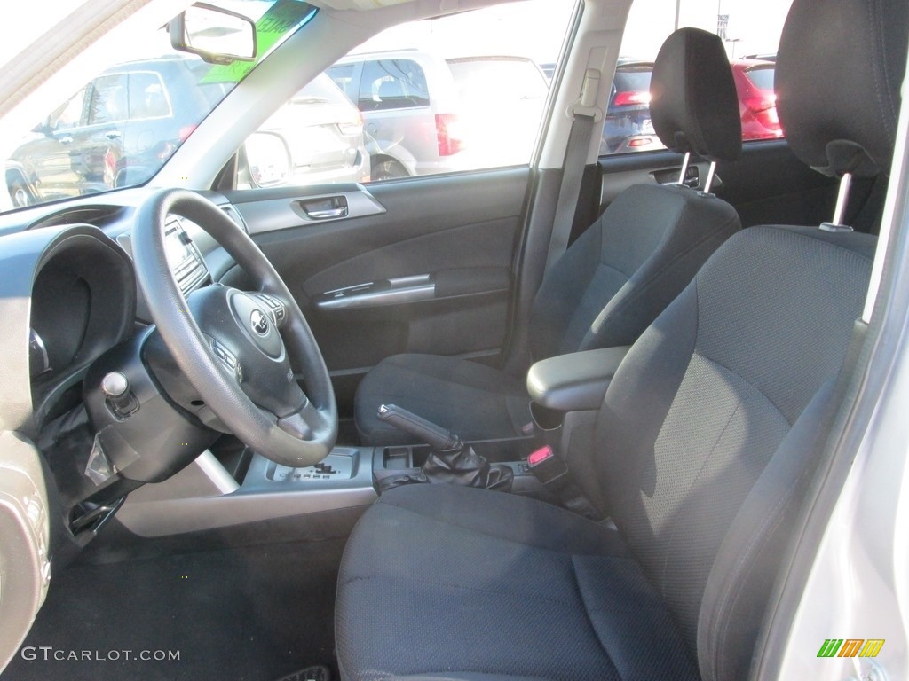 2011 Forester 2.5 X Premium - Spark Silver Metallic / Black photo #14