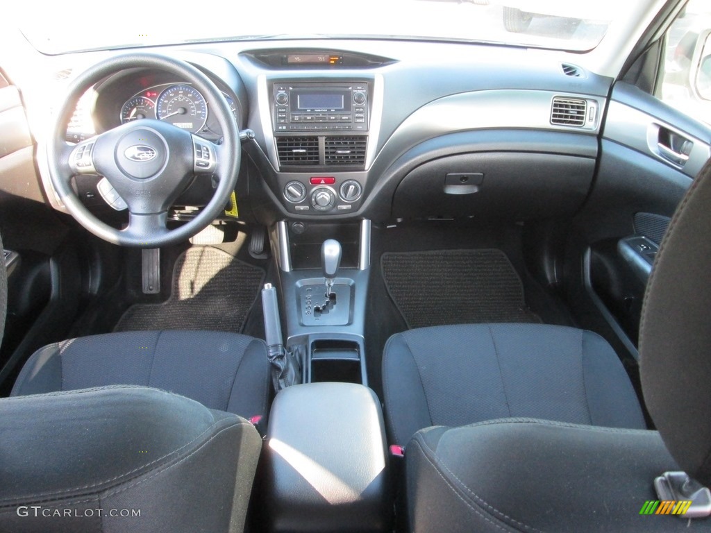 2011 Forester 2.5 X Premium - Spark Silver Metallic / Black photo #26