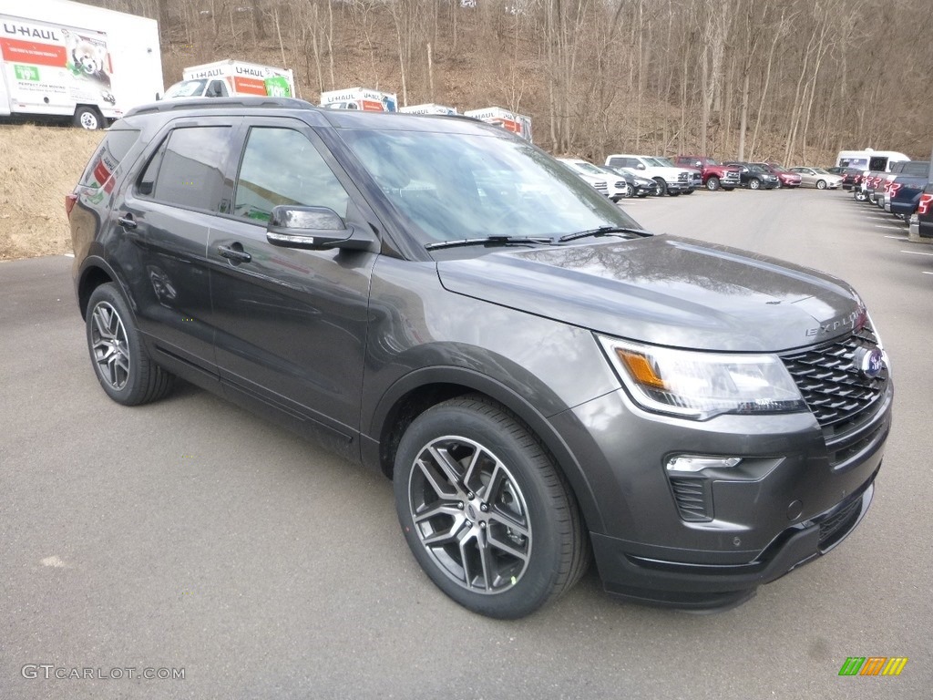 2019 Explorer Sport 4WD - Magnetic / Medium Black photo #3