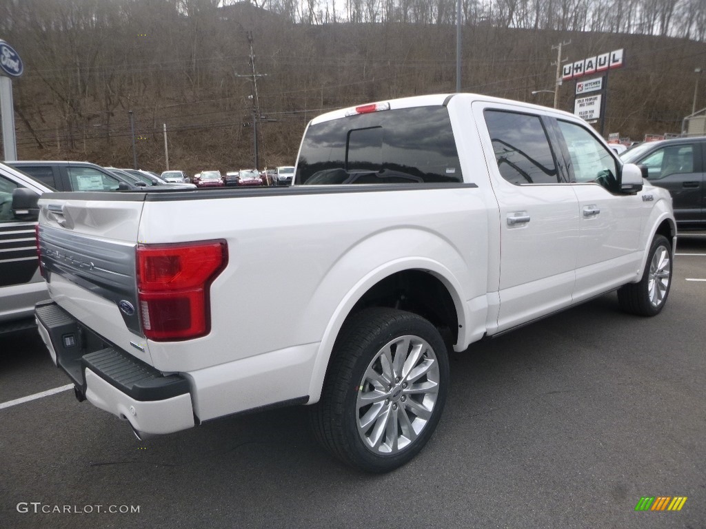 2019 F150 Limited SuperCrew 4x4 - White Platinum / Limited Camelback photo #2