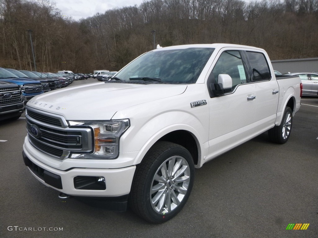 2019 F150 Limited SuperCrew 4x4 - White Platinum / Limited Camelback photo #5