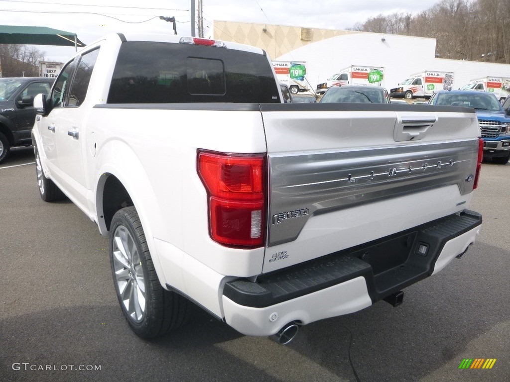 2019 F150 Limited SuperCrew 4x4 - White Platinum / Limited Camelback photo #6