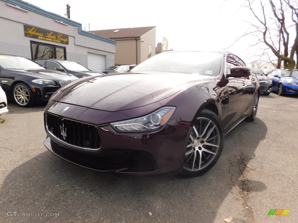 2014 Ghibli S Q4 - Rosso Folgore (Dark Red) / Nero photo #2