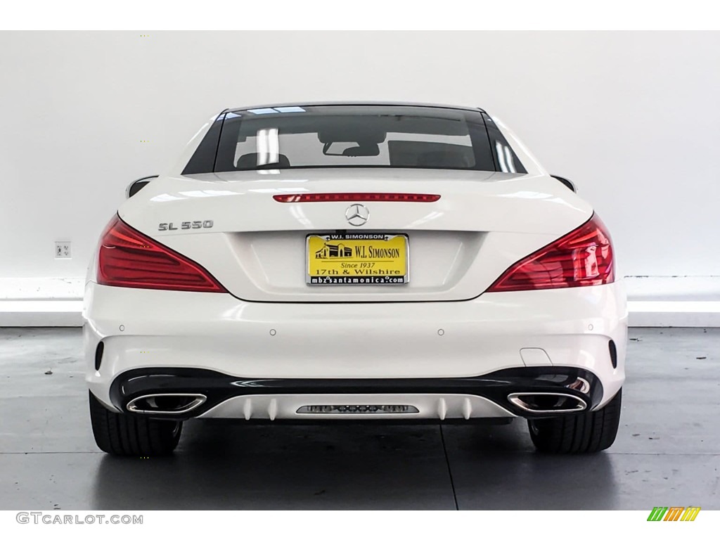 2019 SL 550 Roadster - designo Diamond White Metallic / Saddle Brown/Black photo #3