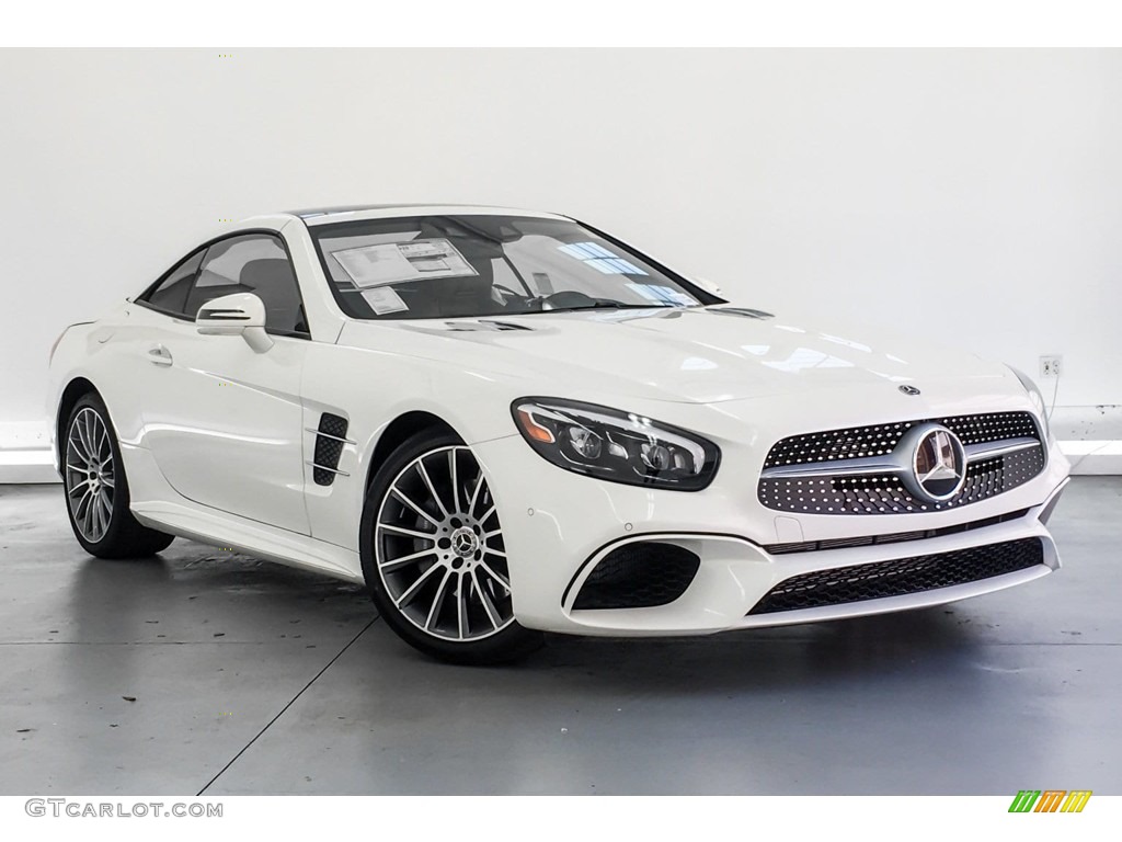 2019 SL 550 Roadster - designo Diamond White Metallic / Saddle Brown/Black photo #12