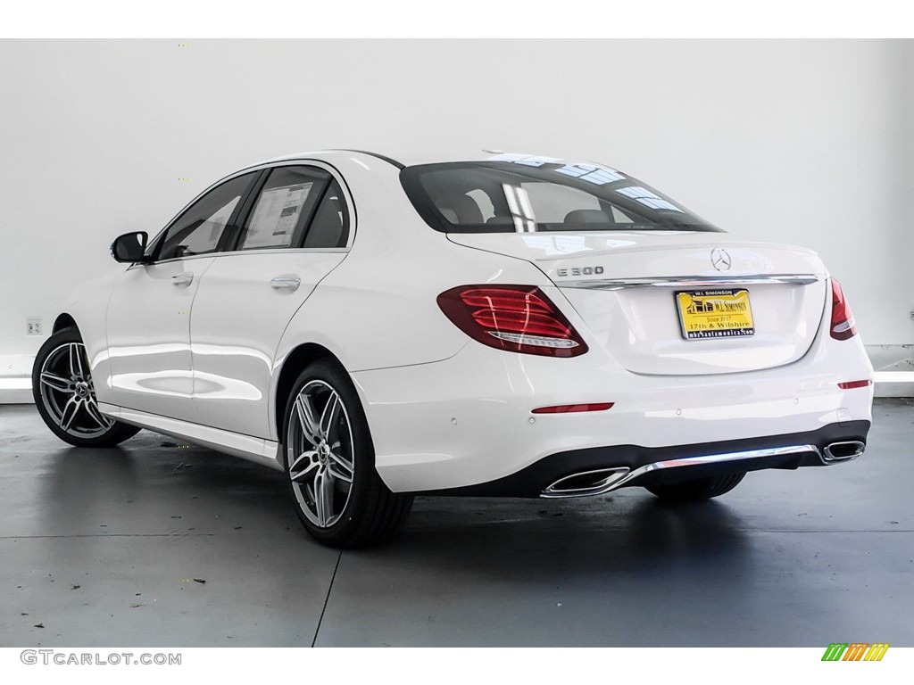 2019 E 300 Sedan - Polar White / Macchiato Beige/Black photo #2