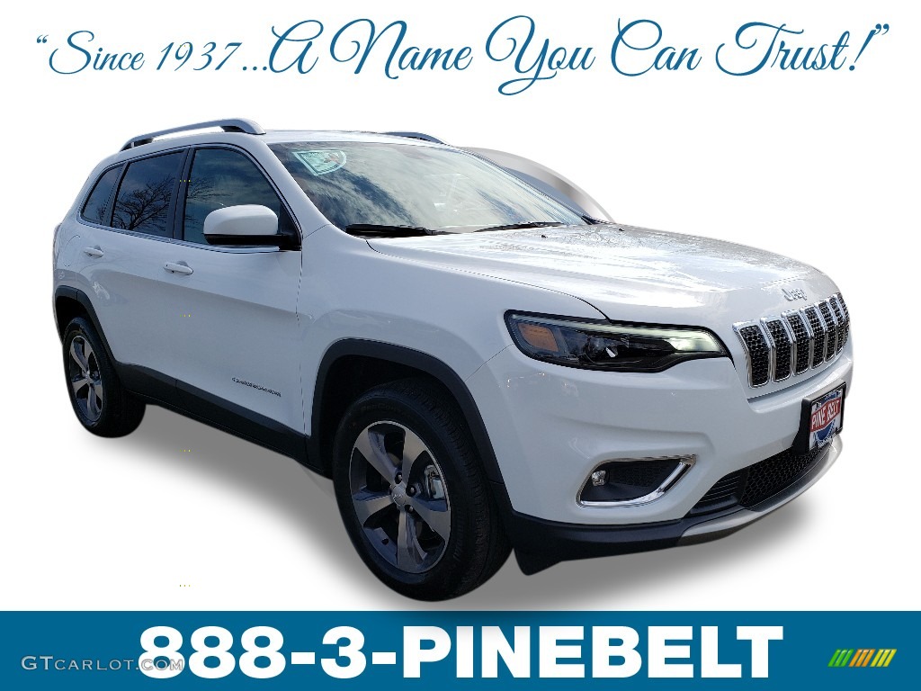 2019 Cherokee Limited 4x4 - Bright White / Black photo #1