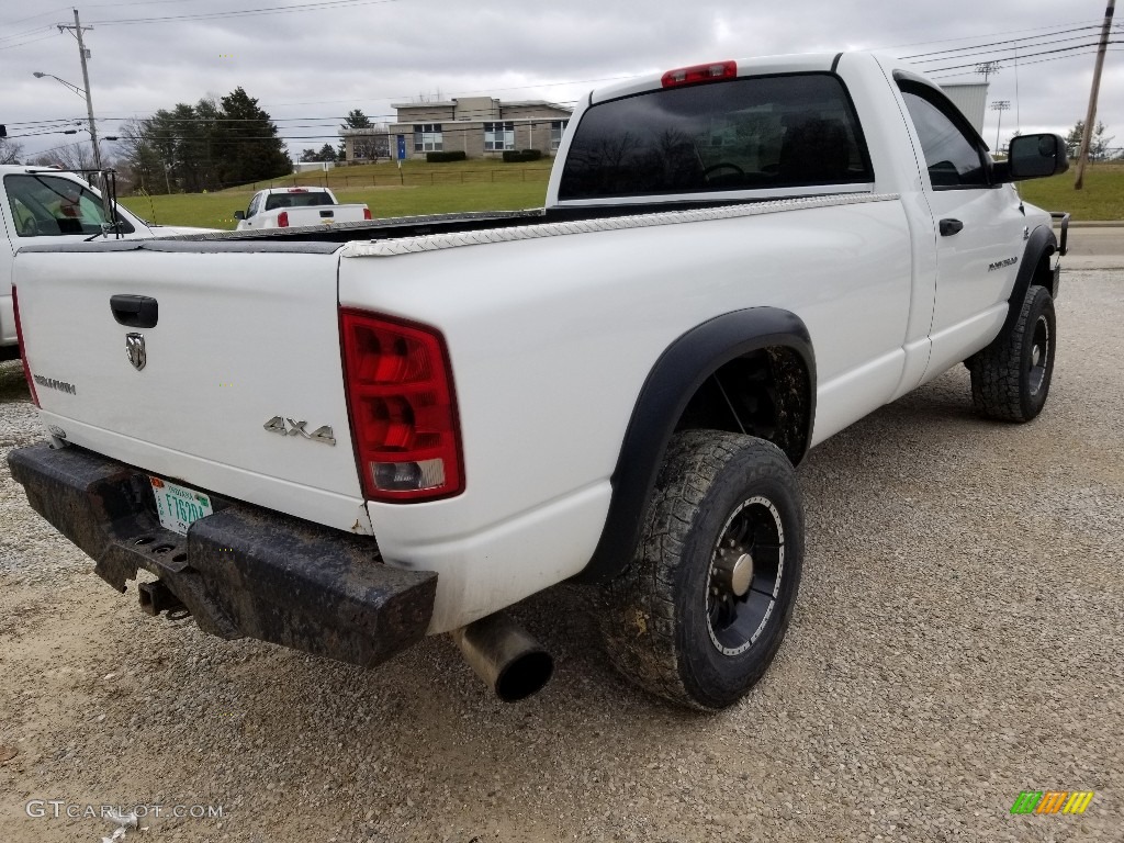 2006 Ram 2500 ST Regular Cab 4x4 - Bright White / Medium Slate Gray photo #5