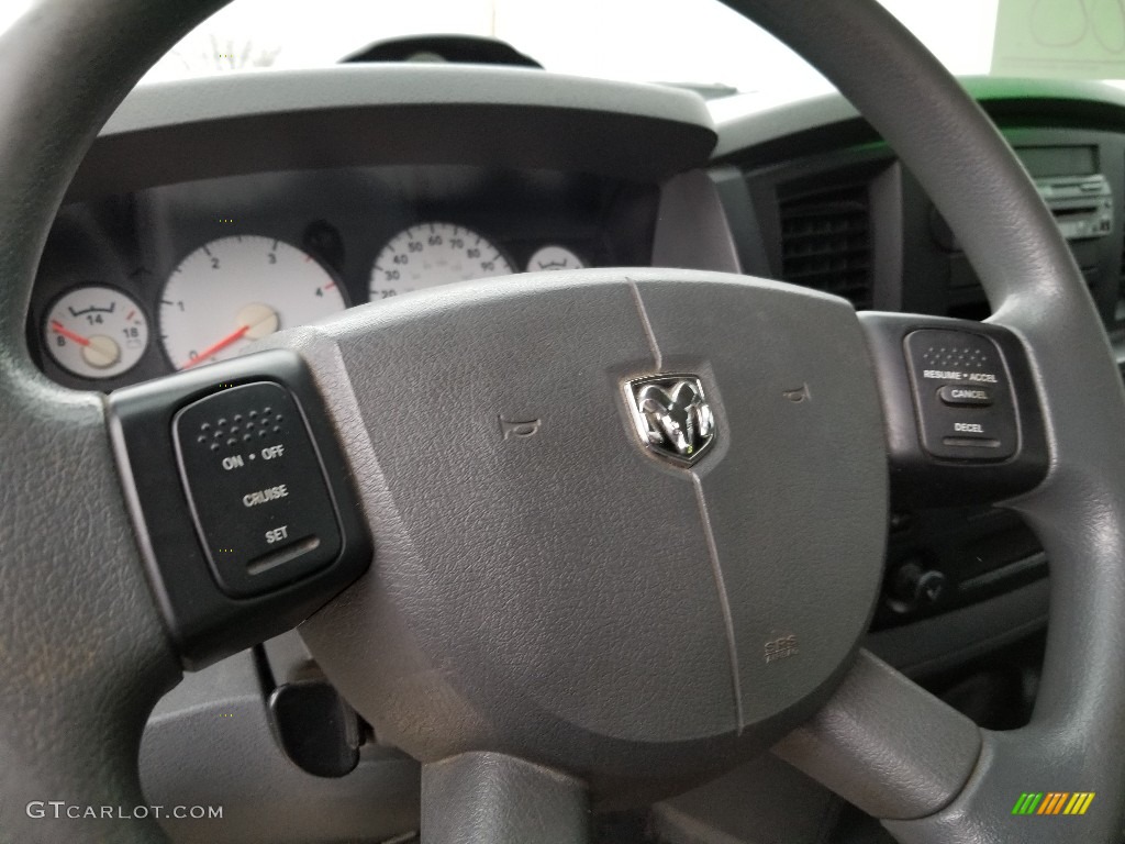 2006 Ram 2500 ST Regular Cab 4x4 - Bright White / Medium Slate Gray photo #11