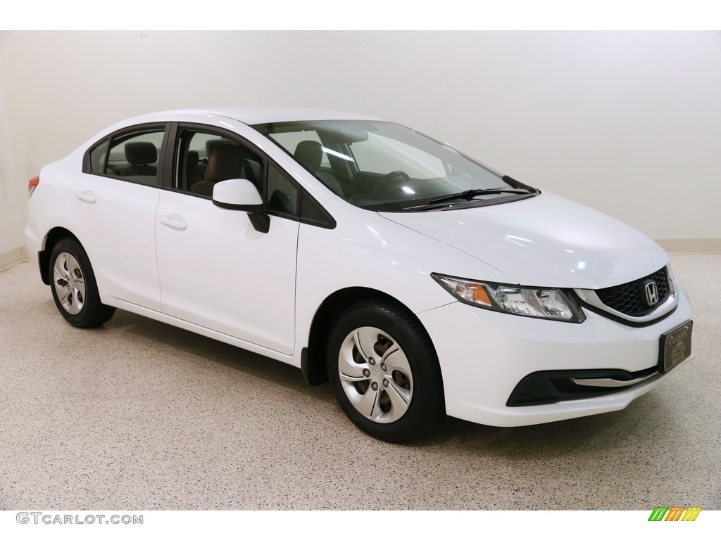 2013 Taffeta White Honda Civic LX Sedan #132388706 | GTCarLot.com - Car  Color Galleries