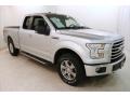 2016 Ingot Silver Ford F150 XLT SuperCab 4x4  photo #1