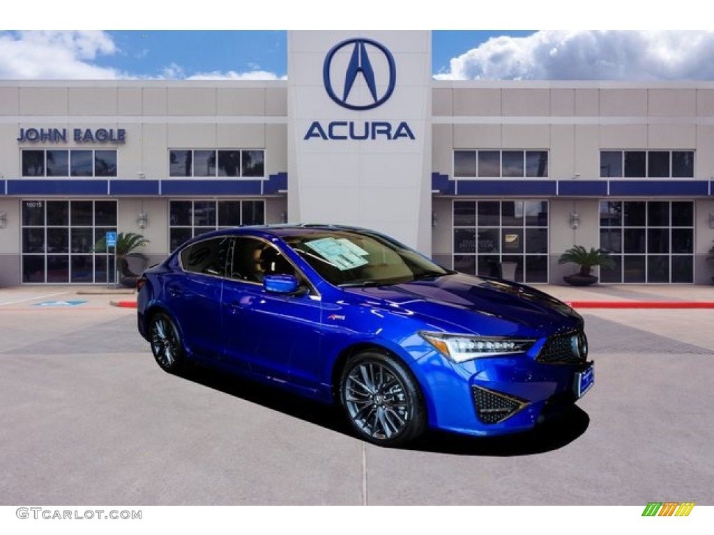 2019 ILX A-Spec - Apex Blue Pearl / Ebony photo #1