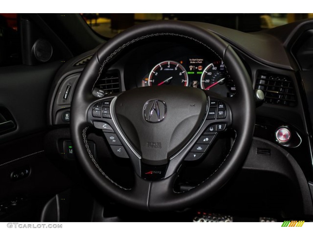 2019 ILX A-Spec - Apex Blue Pearl / Ebony photo #27