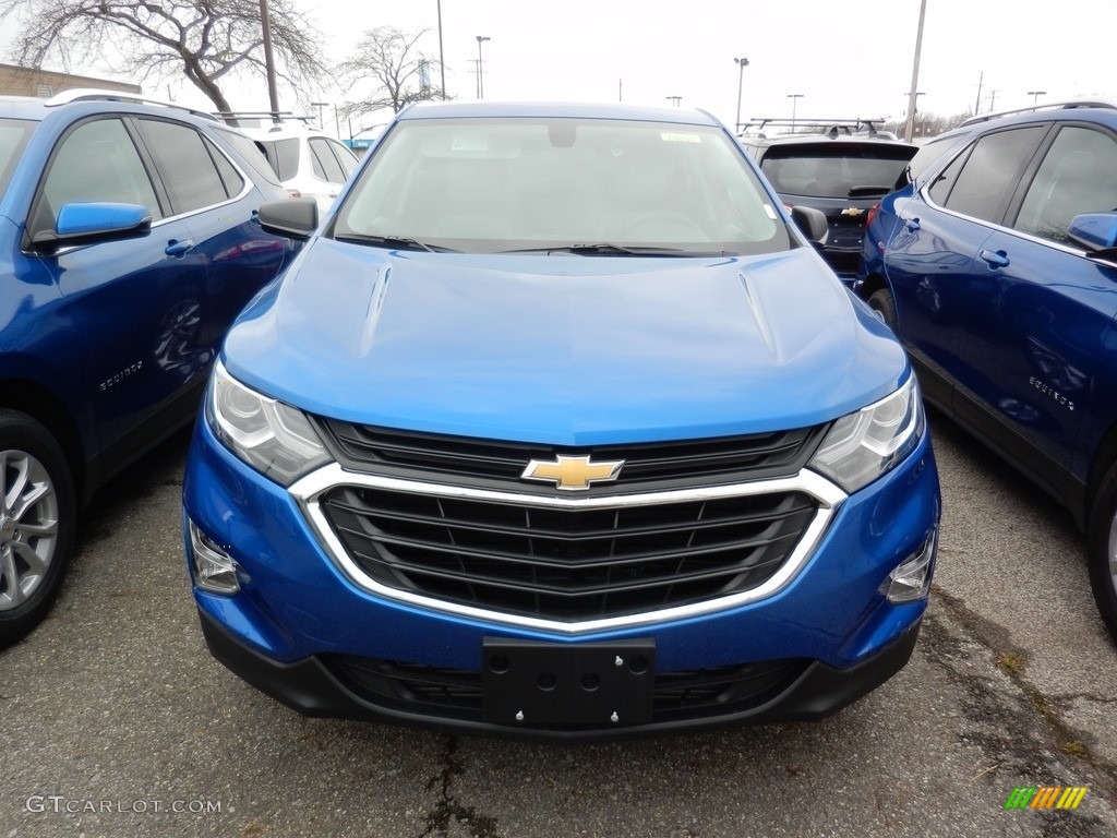 2019 Equinox LS AWD - Kinetic Blue Metallic / Medium Ash Gray photo #2