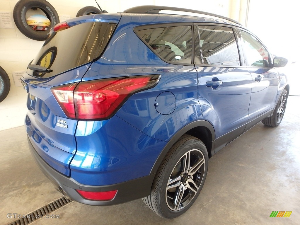 2019 Escape SEL 4WD - Lightning Blue / Chromite Gray/Charcoal Black photo #2
