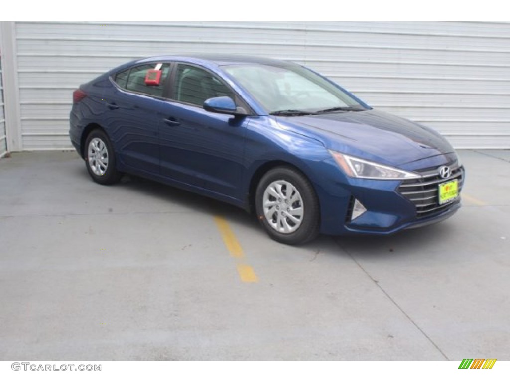 2019 Elantra SE - Lakeside Blue / Gray photo #2