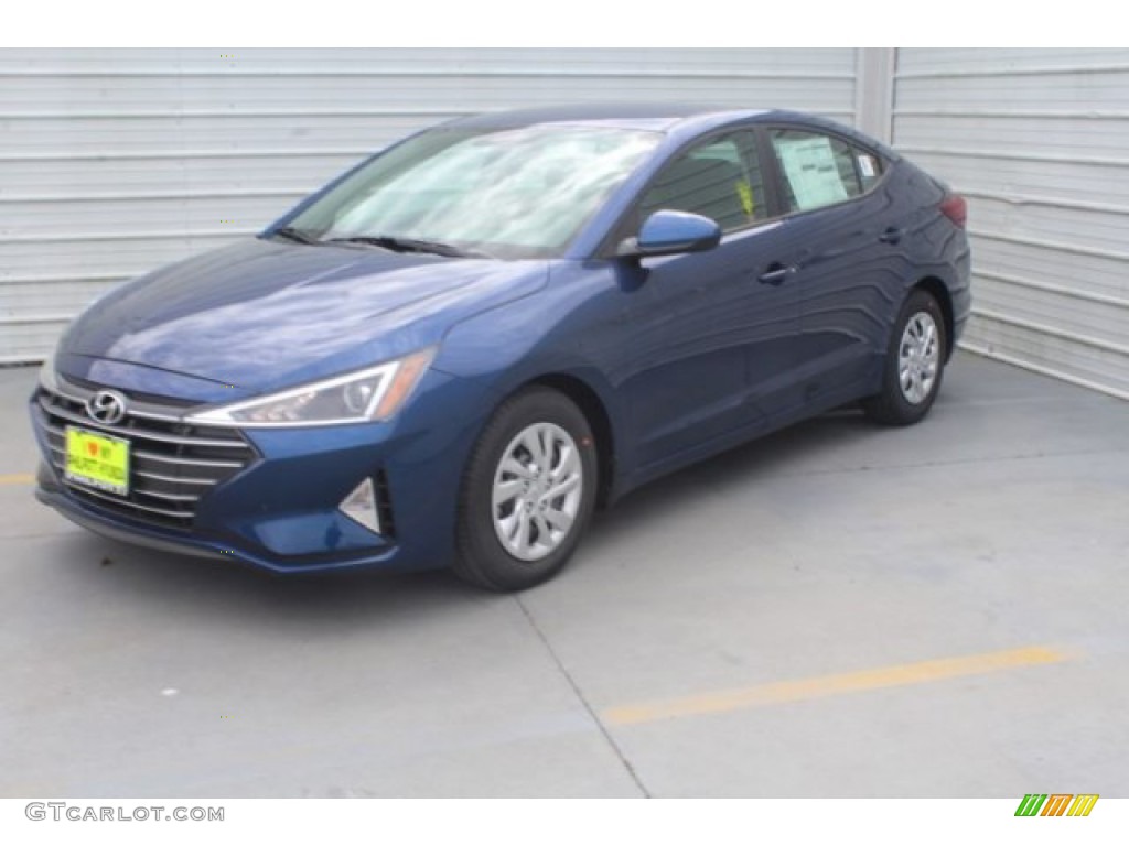 2019 Elantra SE - Lakeside Blue / Gray photo #4