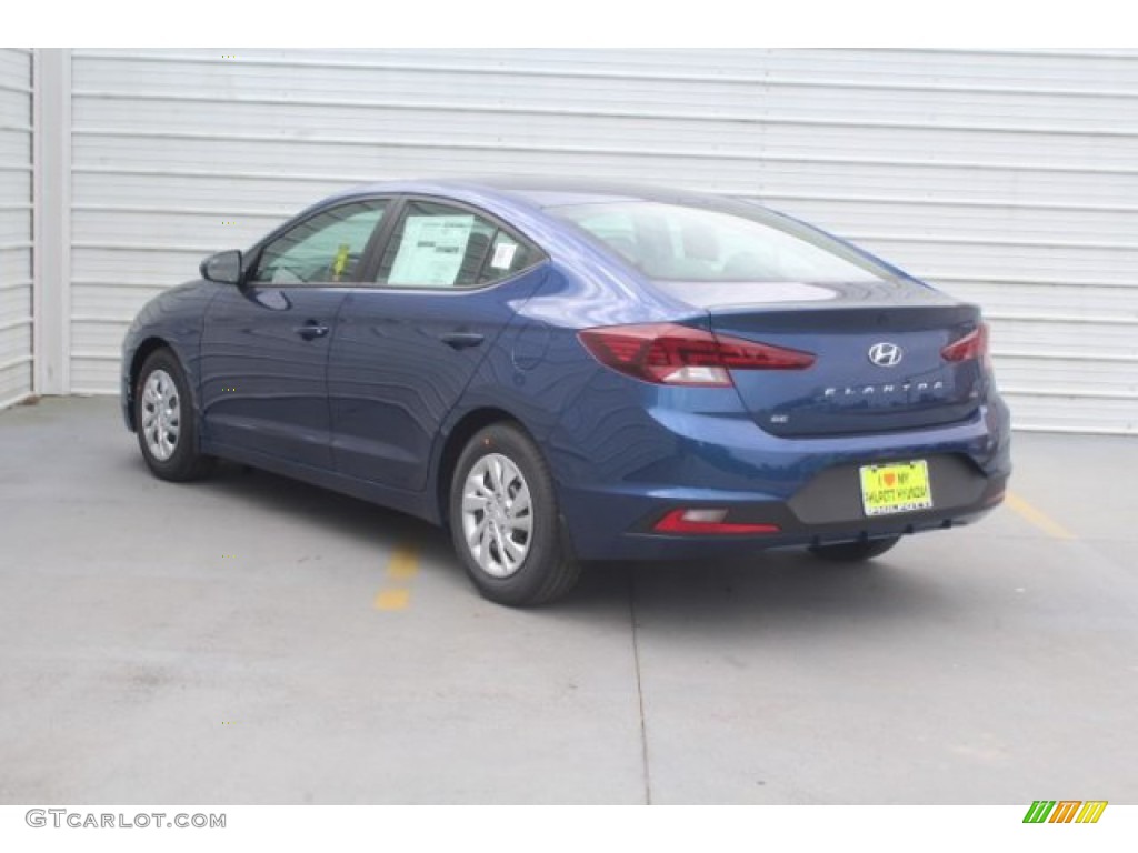 2019 Elantra SE - Lakeside Blue / Gray photo #6
