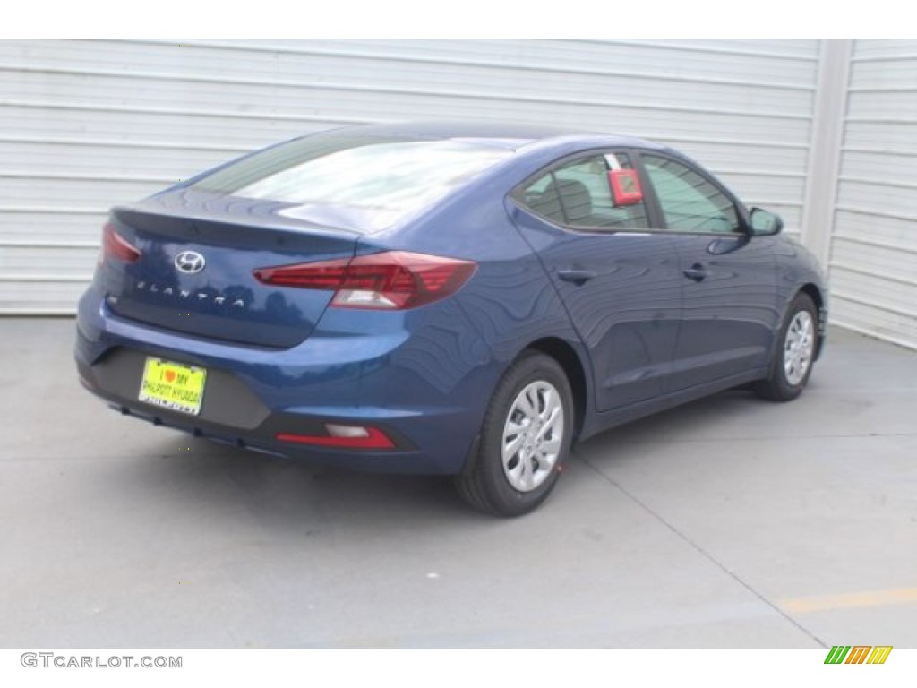 2019 Elantra SE - Lakeside Blue / Gray photo #8