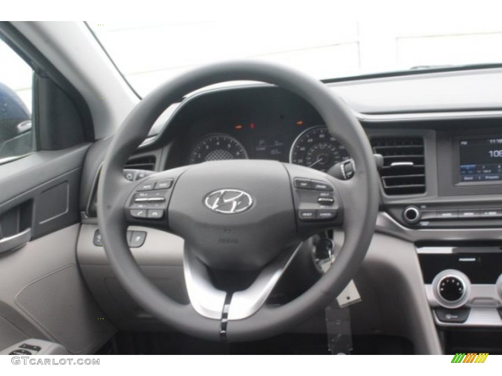 2019 Elantra SE - Lakeside Blue / Gray photo #19