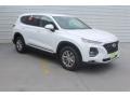 2019 Quartz White Hyundai Santa Fe SEL  photo #2