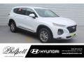 2019 Quartz White Hyundai Santa Fe SEL  photo #1