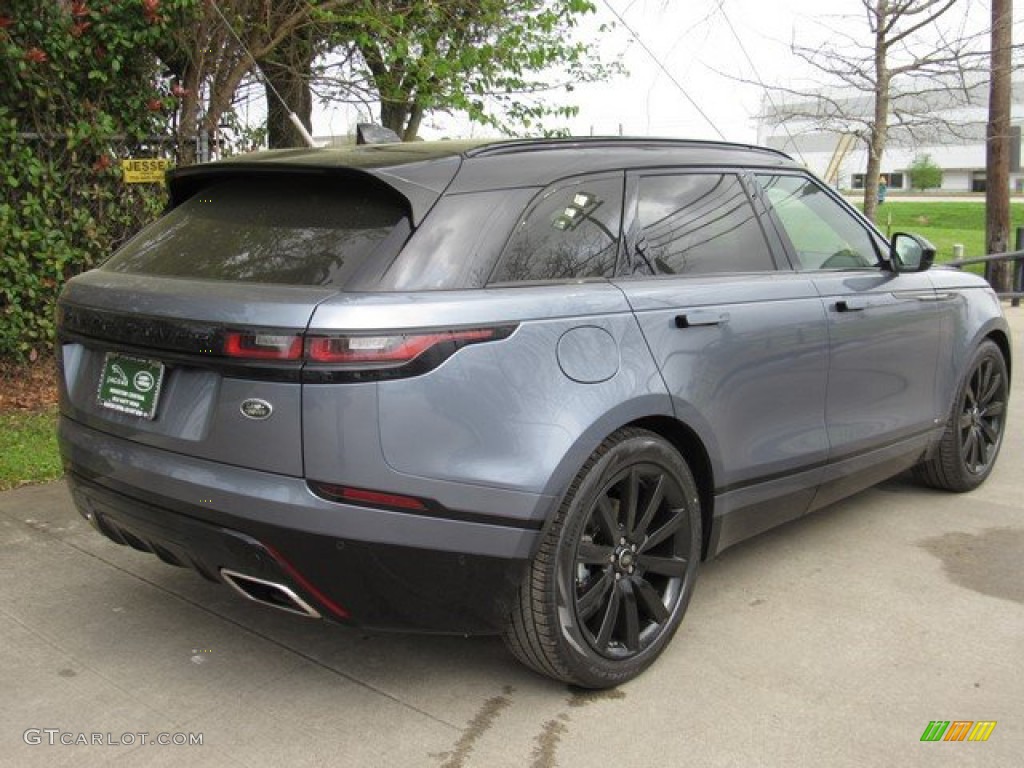 2019 Range Rover Velar R-Dynamic HSE - Byron Blue Metallic / Ebony photo #7
