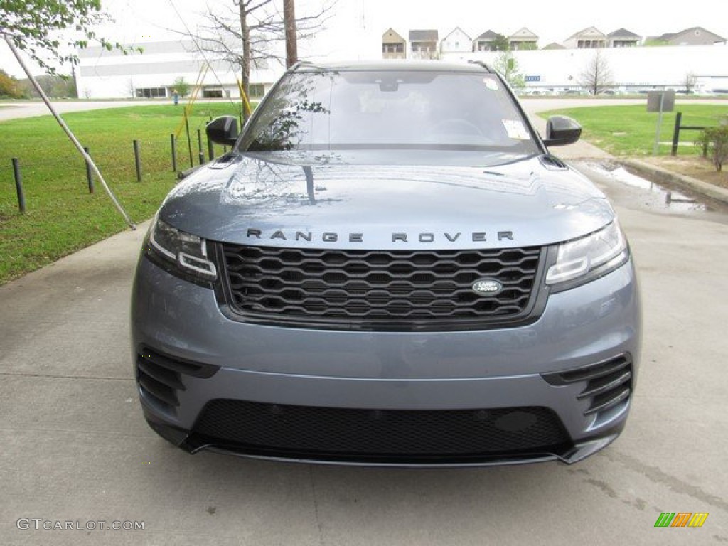2019 Range Rover Velar R-Dynamic HSE - Byron Blue Metallic / Ebony photo #9