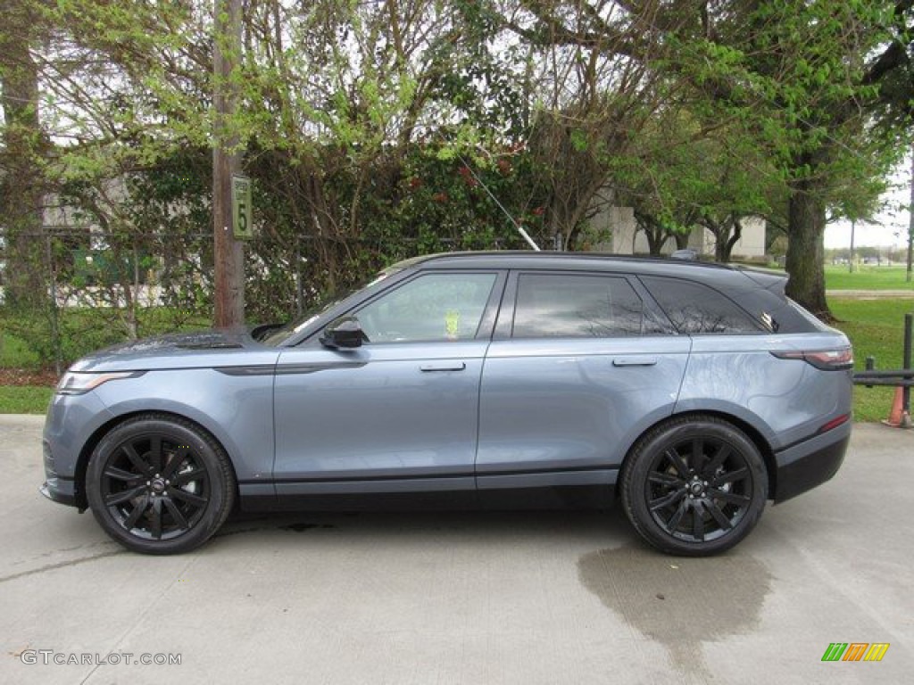 Byron Blue Metallic 2019 Land Rover Range Rover Velar R-Dynamic HSE Exterior Photo #132400443