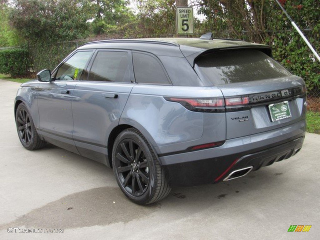2019 Range Rover Velar R-Dynamic HSE - Byron Blue Metallic / Ebony photo #12
