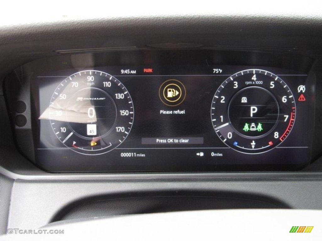 2019 Land Rover Range Rover Velar R-Dynamic HSE Gauges Photos