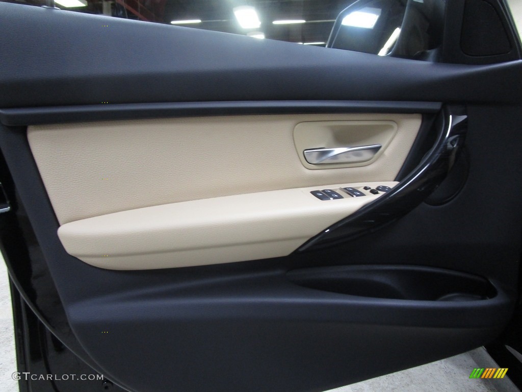 2018 3 Series 320i xDrive Sedan - Jet Black / Venetian Beige photo #3