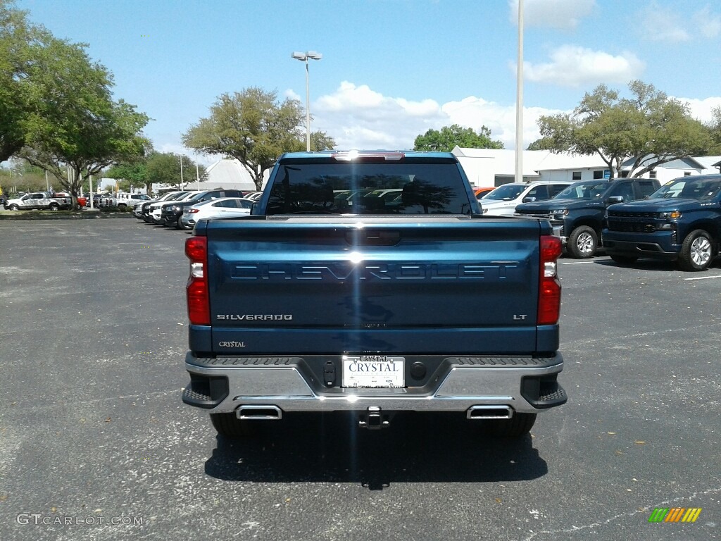 2019 Silverado 1500 LT Double Cab 4WD - Northsky Blue Metallic / Jet Black photo #4