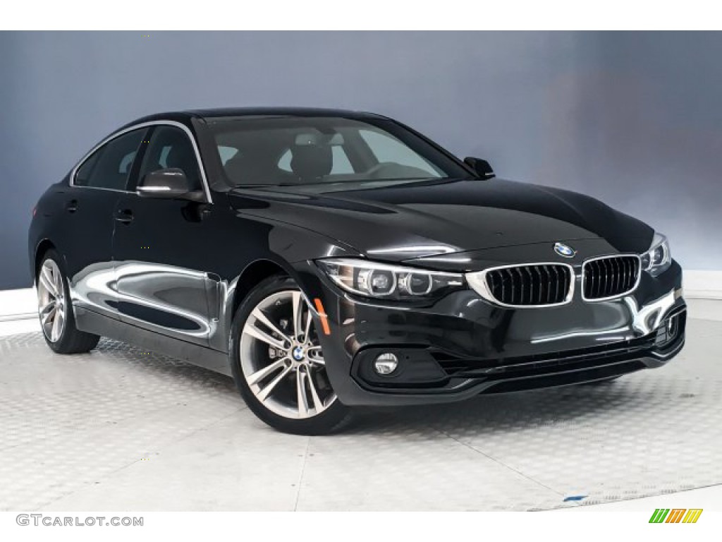 2019 4 Series 430i Gran Coupe - Jet Black / Black photo #14