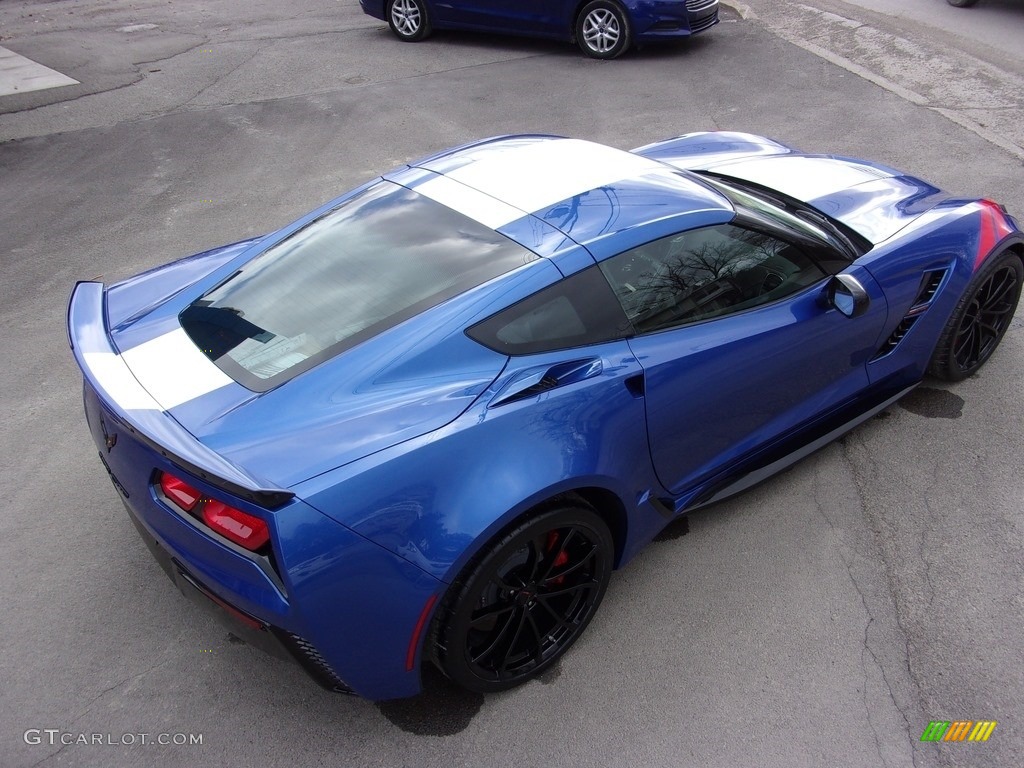 2019 Corvette Grand Sport Coupe - Elkhart Lake Blue Metallic / Black photo #3