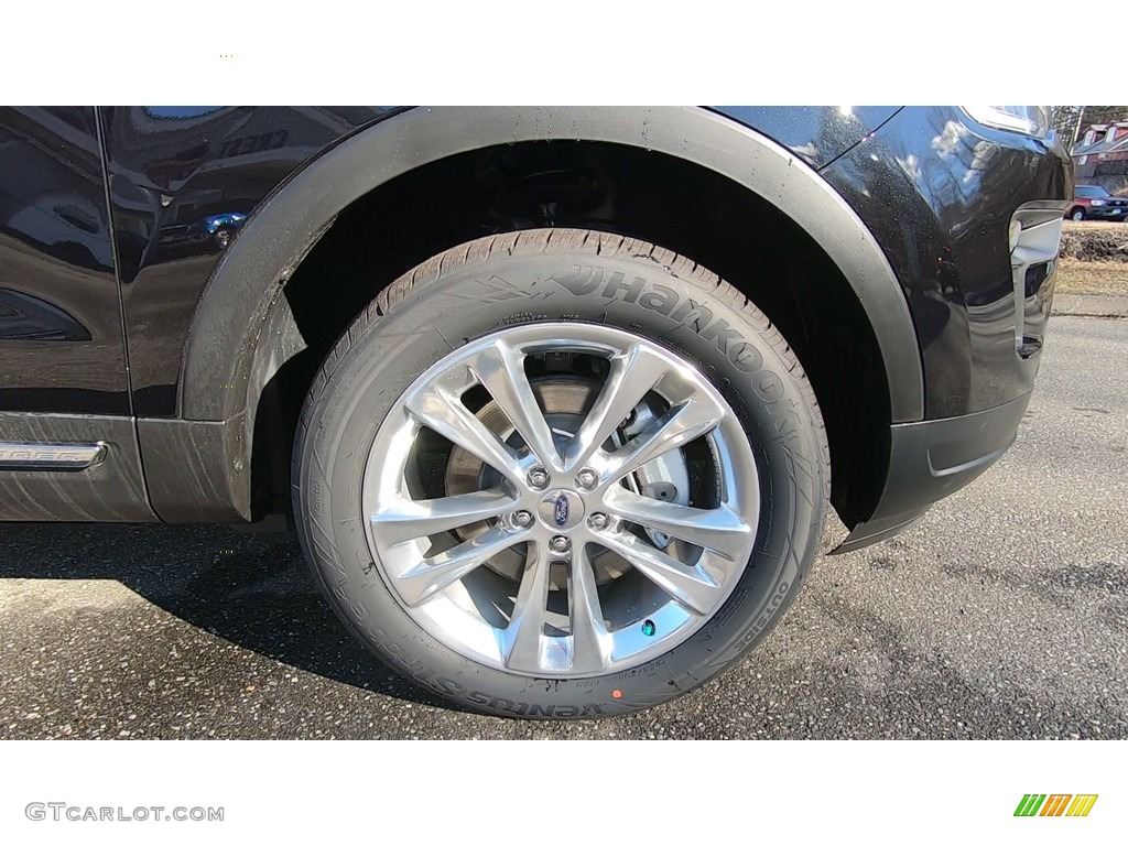 2019 Explorer XLT 4WD - Agate Black / Medium Black photo #28