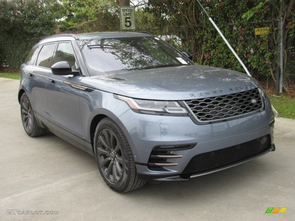 2019 Range Rover Velar R-Dynamic SE - Byron Blue Metallic / Ebony photo #2