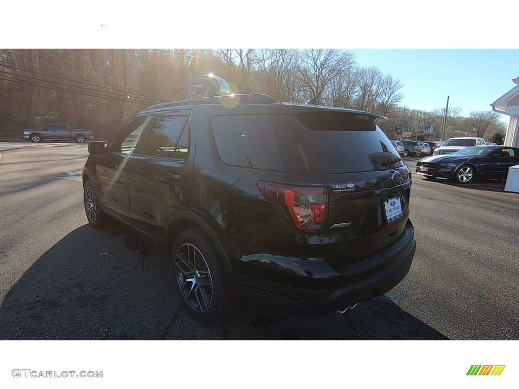 2019 Explorer Sport 4WD - Agate Black / Medium Black photo #5