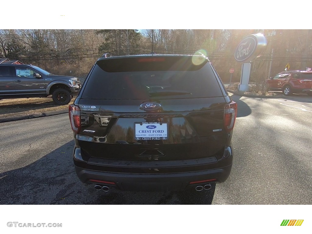 2019 Explorer Sport 4WD - Agate Black / Medium Black photo #6
