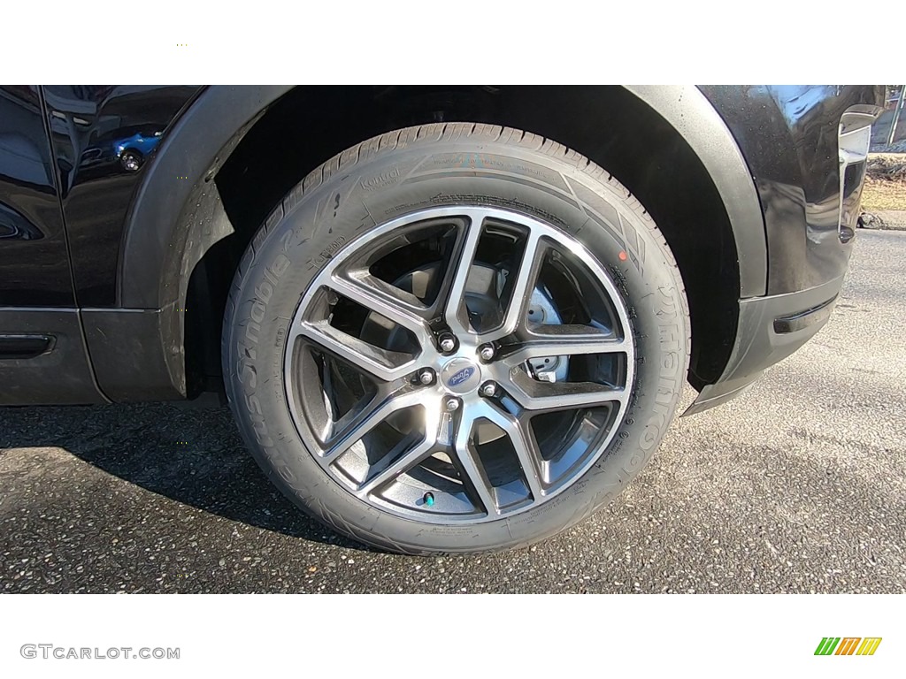 2019 Explorer Sport 4WD - Agate Black / Medium Black photo #26