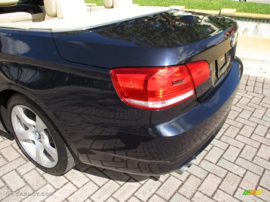 2010 3 Series 328i Convertible - Monaco Blue Metallic / Cream Beige photo #33