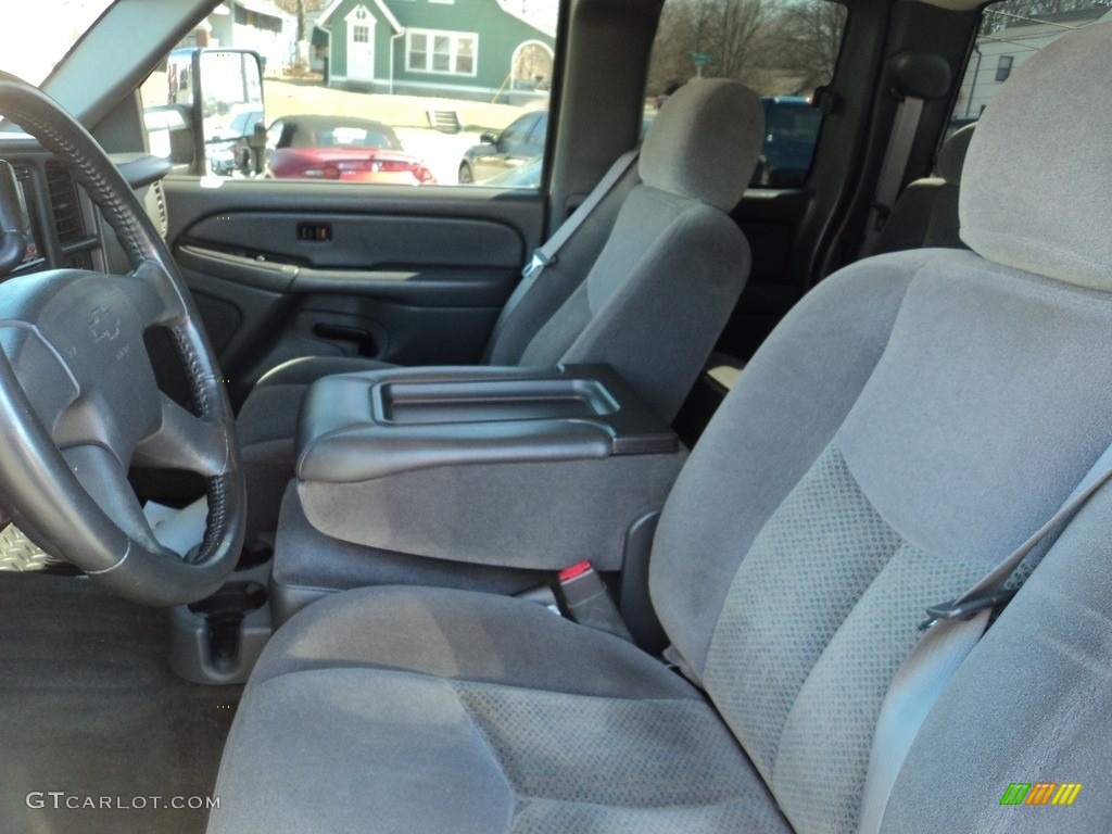 2005 Silverado 2500HD LS Extended Cab 4x4 - Silver Birch Metallic / Dark Charcoal photo #7