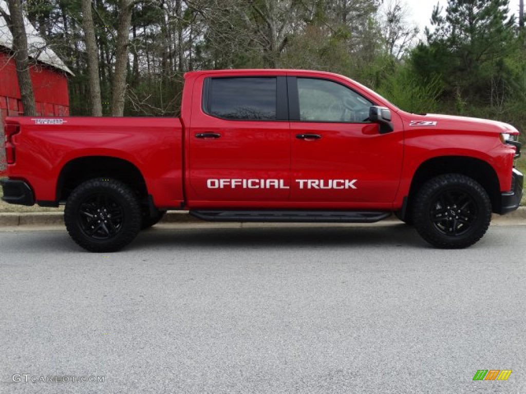 2019 Silverado 1500 LT Z71 Trail Boss Crew Cab 4WD - Red Hot / Jet Black photo #2