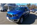 2019 Lightning Blue Metallic Ford Ranger XLT SuperCrew 4x4  photo #3